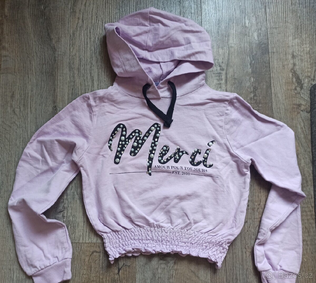 Fialová mikina vel.152 zn.Select girl