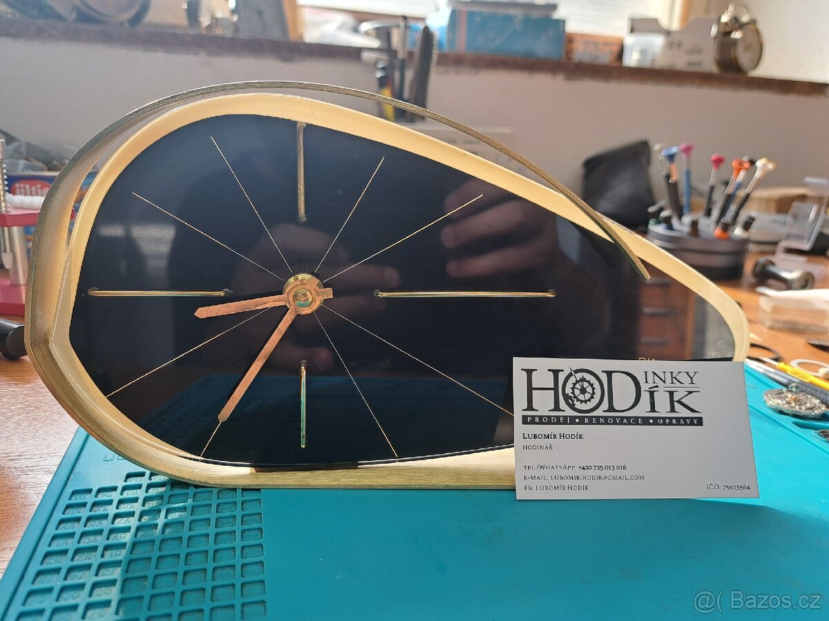 Hodiny Prim Brusel Expo, po servisu, záruka