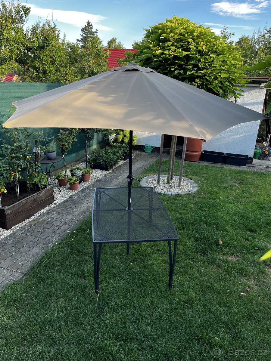 Slunečník Doppler 300cm + podstavec