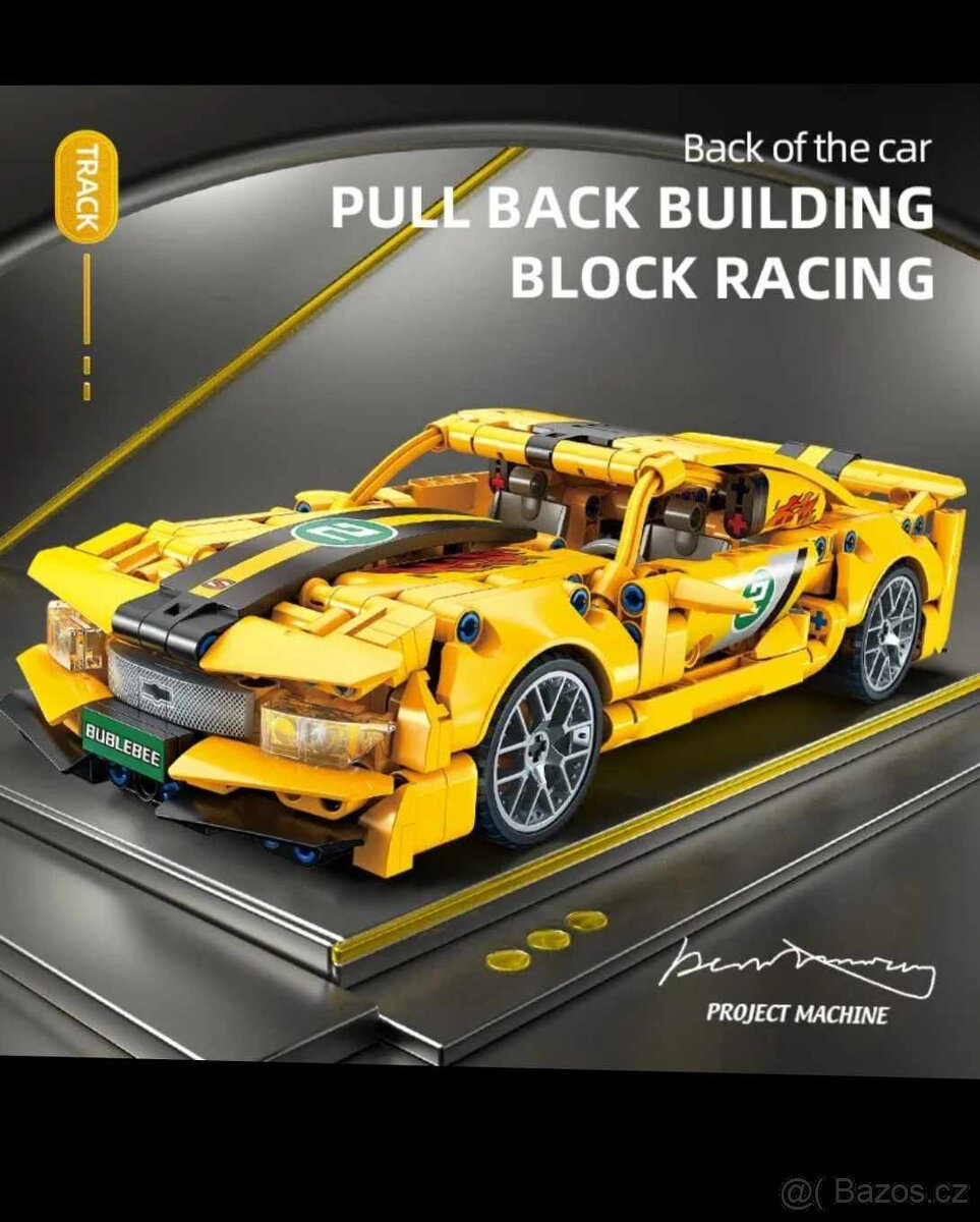 NOVÁ stavebnice závodní auto 456 dilků