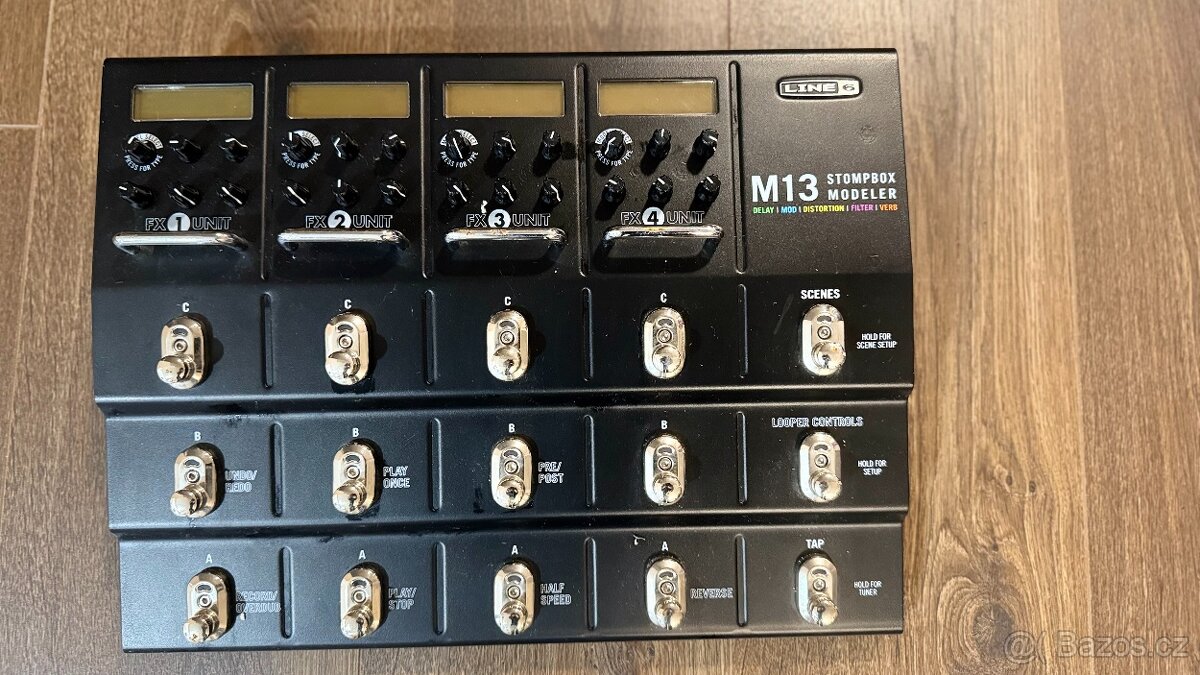 Line 6 M13 Stompbox Modeler – perfektní stav – 6 000 Kč