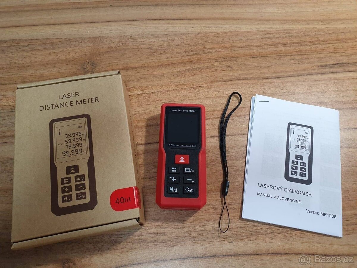 Prodám zcela nový přesný laserový měřič vzdálenosti NORM