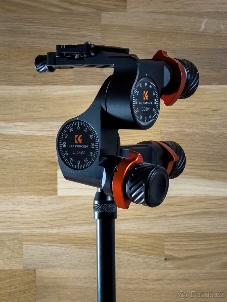 Stativová převodová hlava KF Concept GD3W
