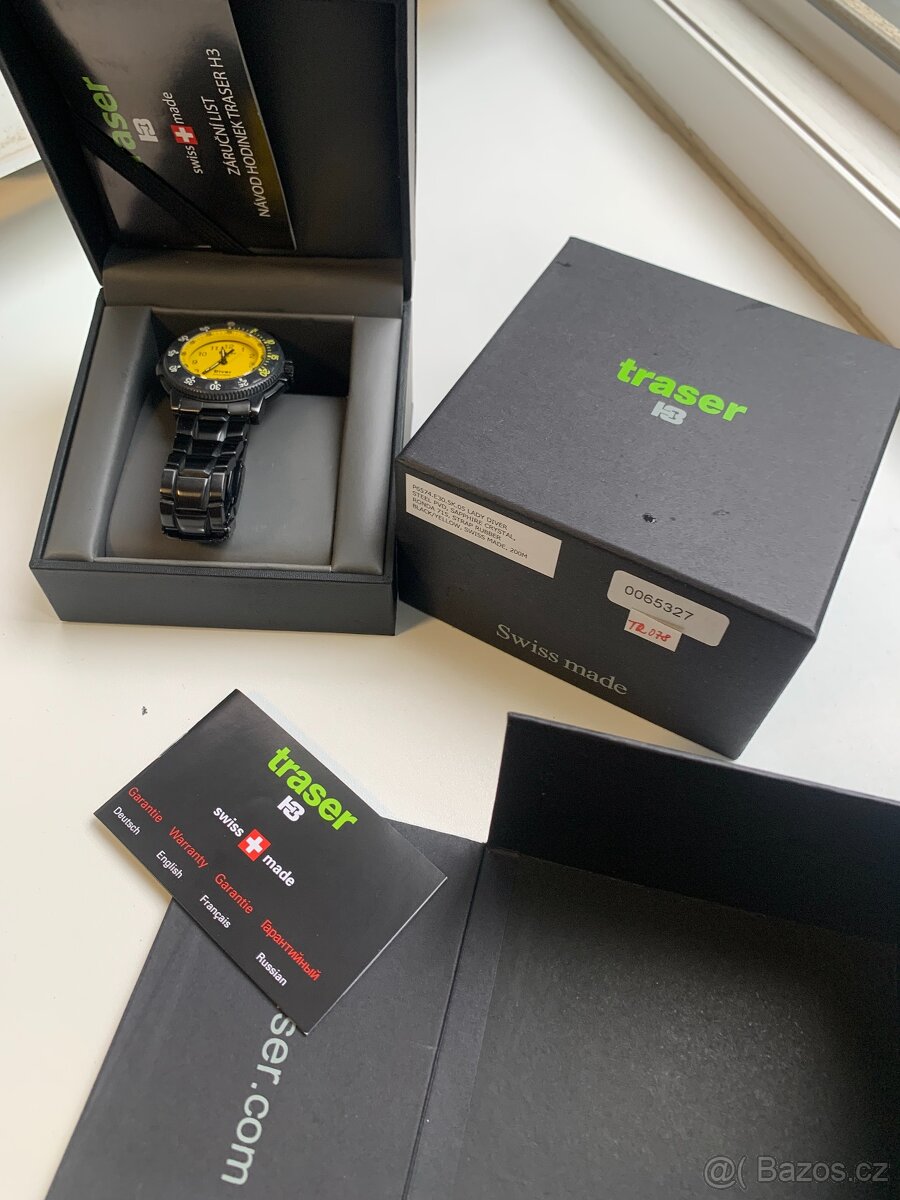 švýcarské hodinky zn. Traser