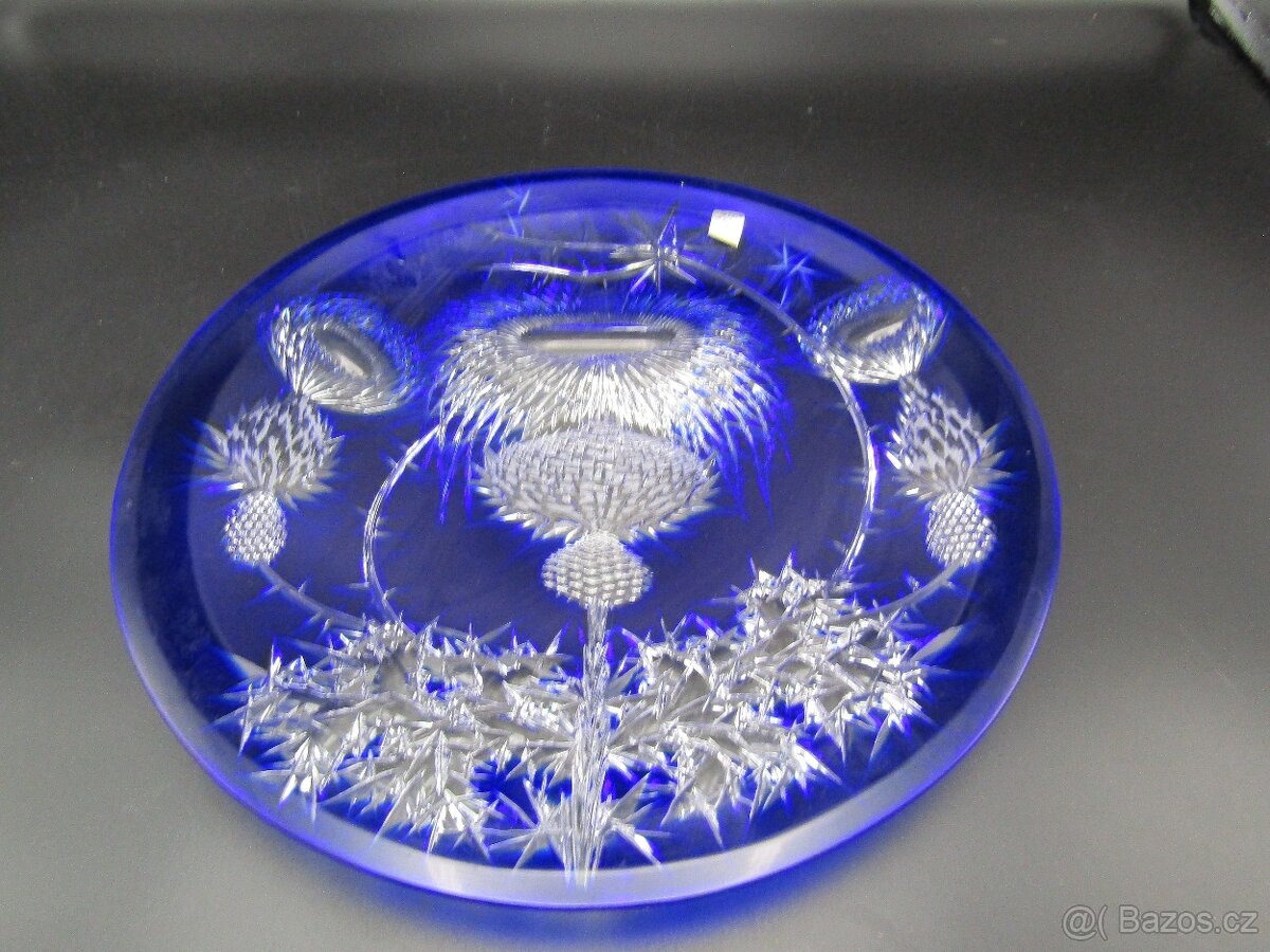 set ceasar crystal barevný křišťál dekor bodlák