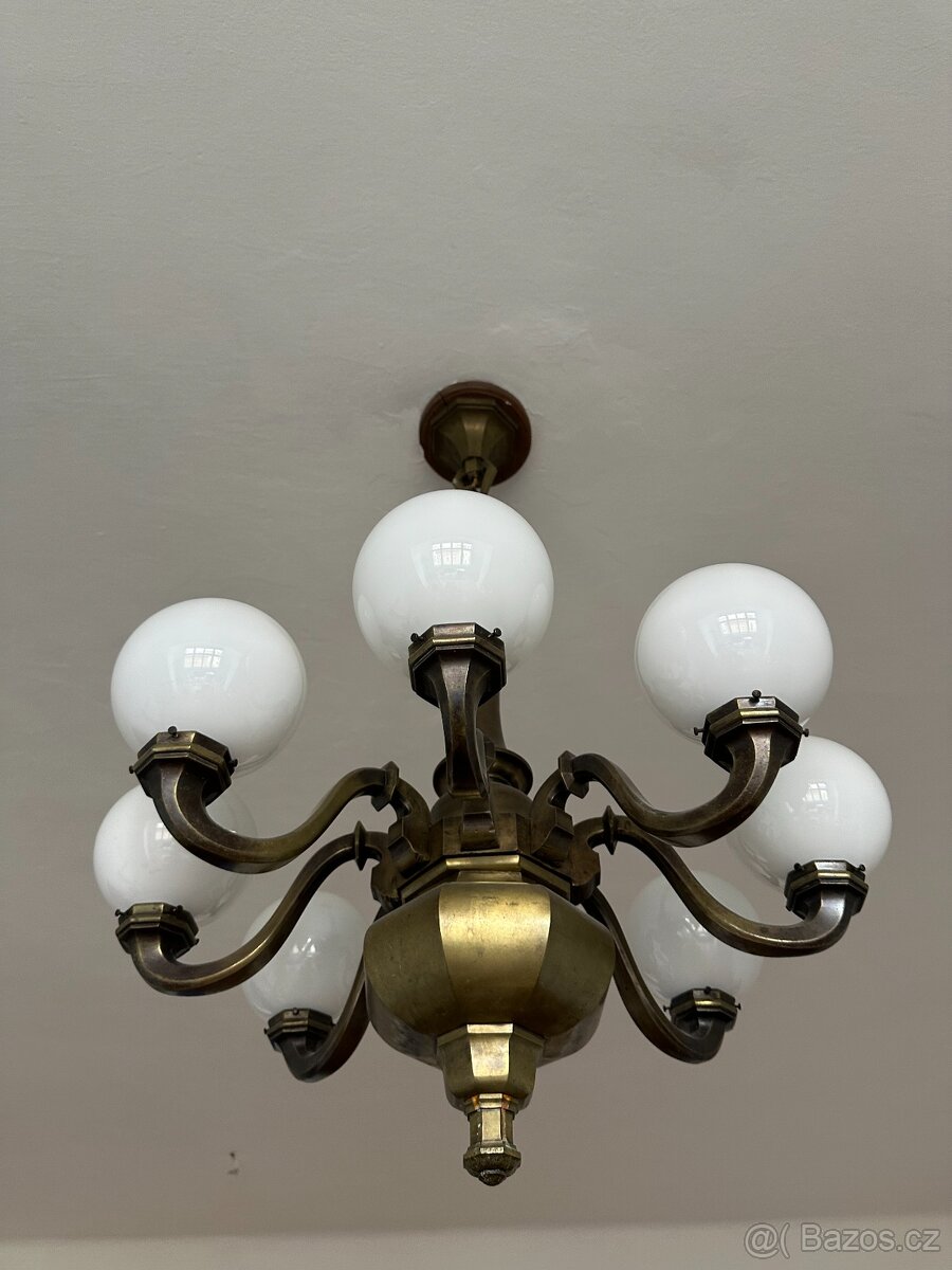 Starožitný holandský lustr