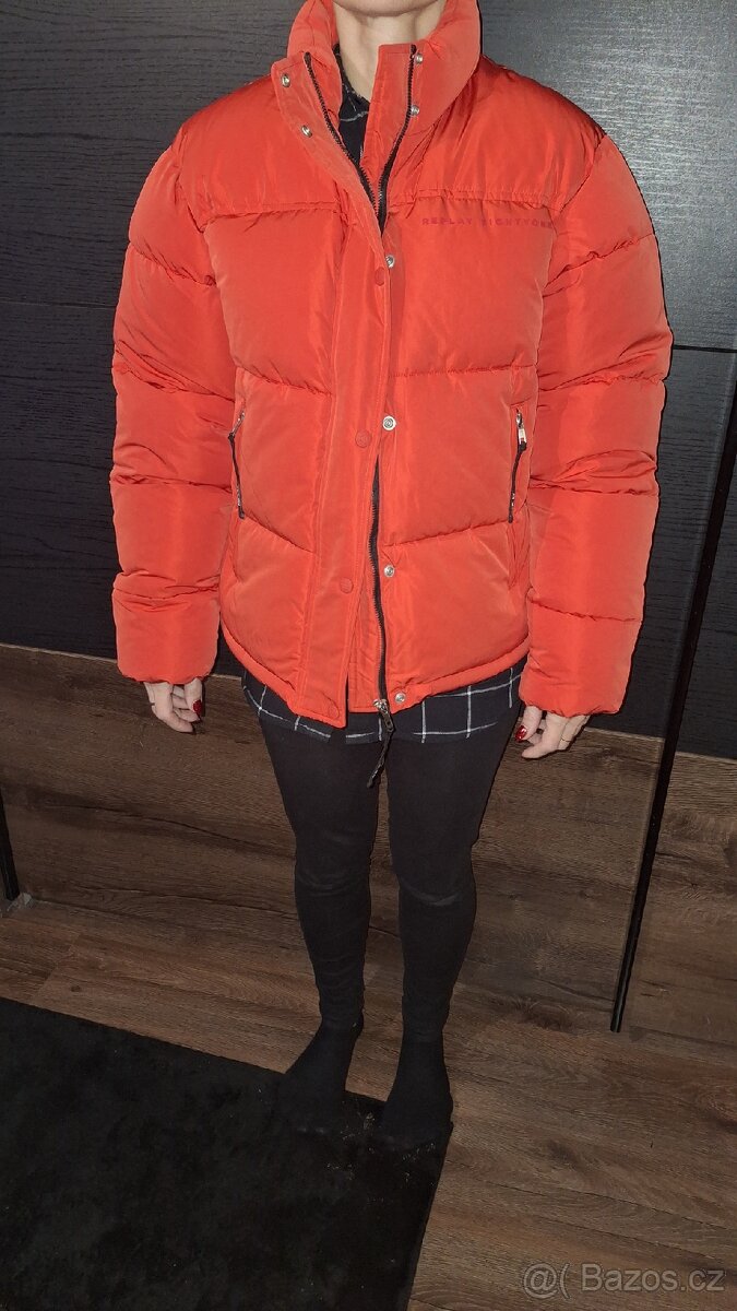 Zimní bunda - red fire replay cervena nova vel S