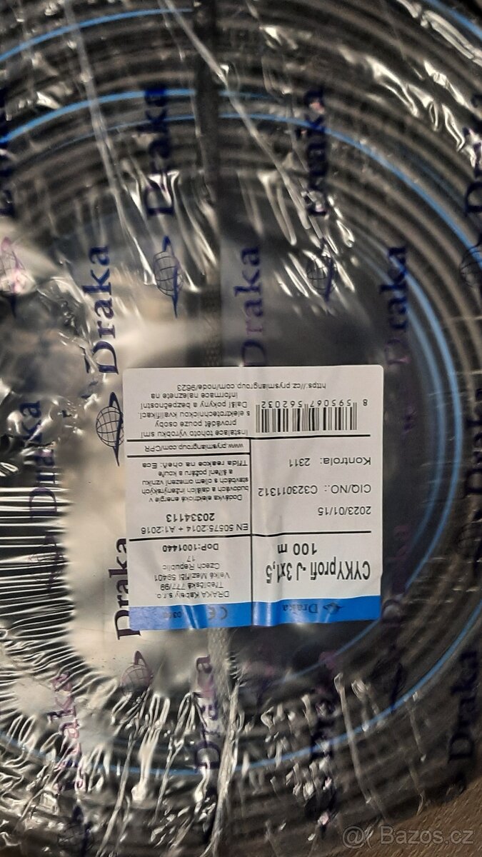 Koupím cyky kabely 3x2,5 a 3x1,5