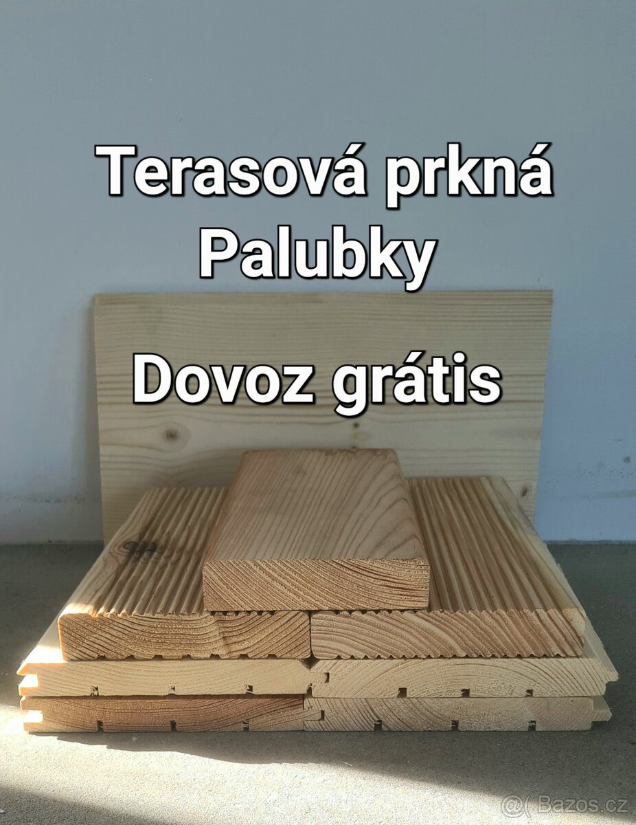 Palubky Terasová prkna modřin