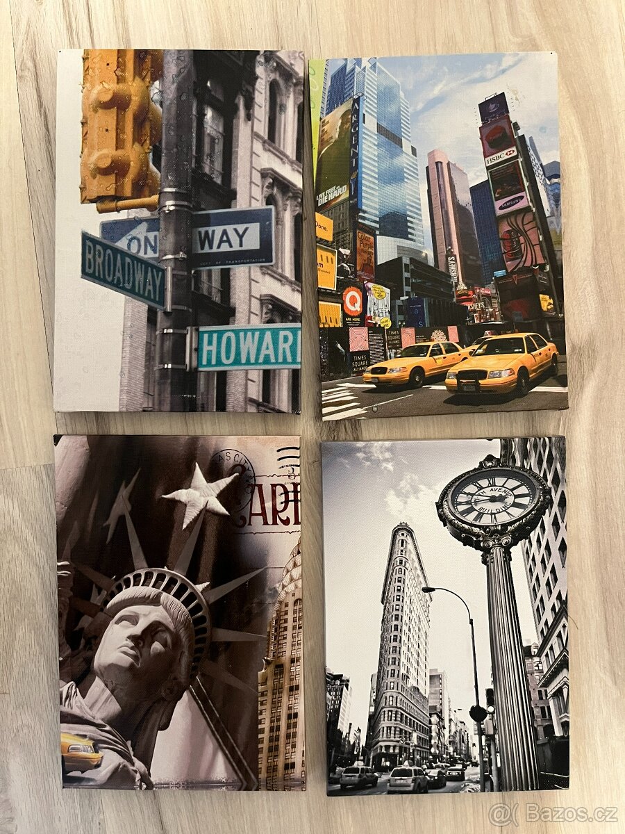 Mini obrazy s motivem New Yorku