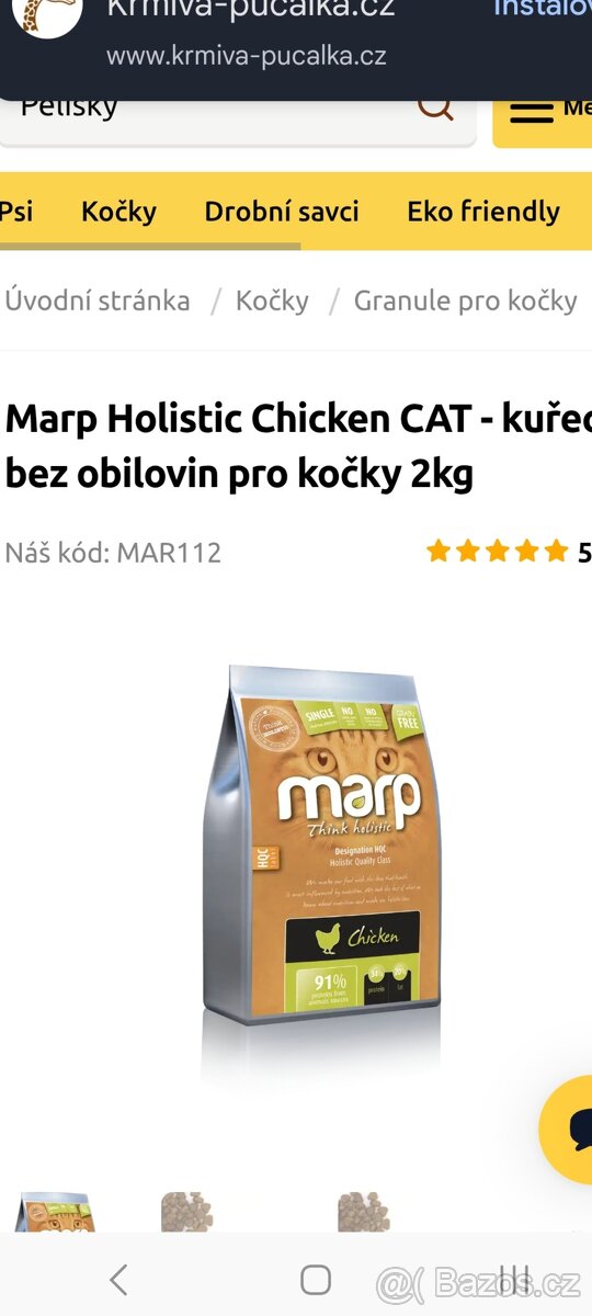 Granule Marp pro kotata