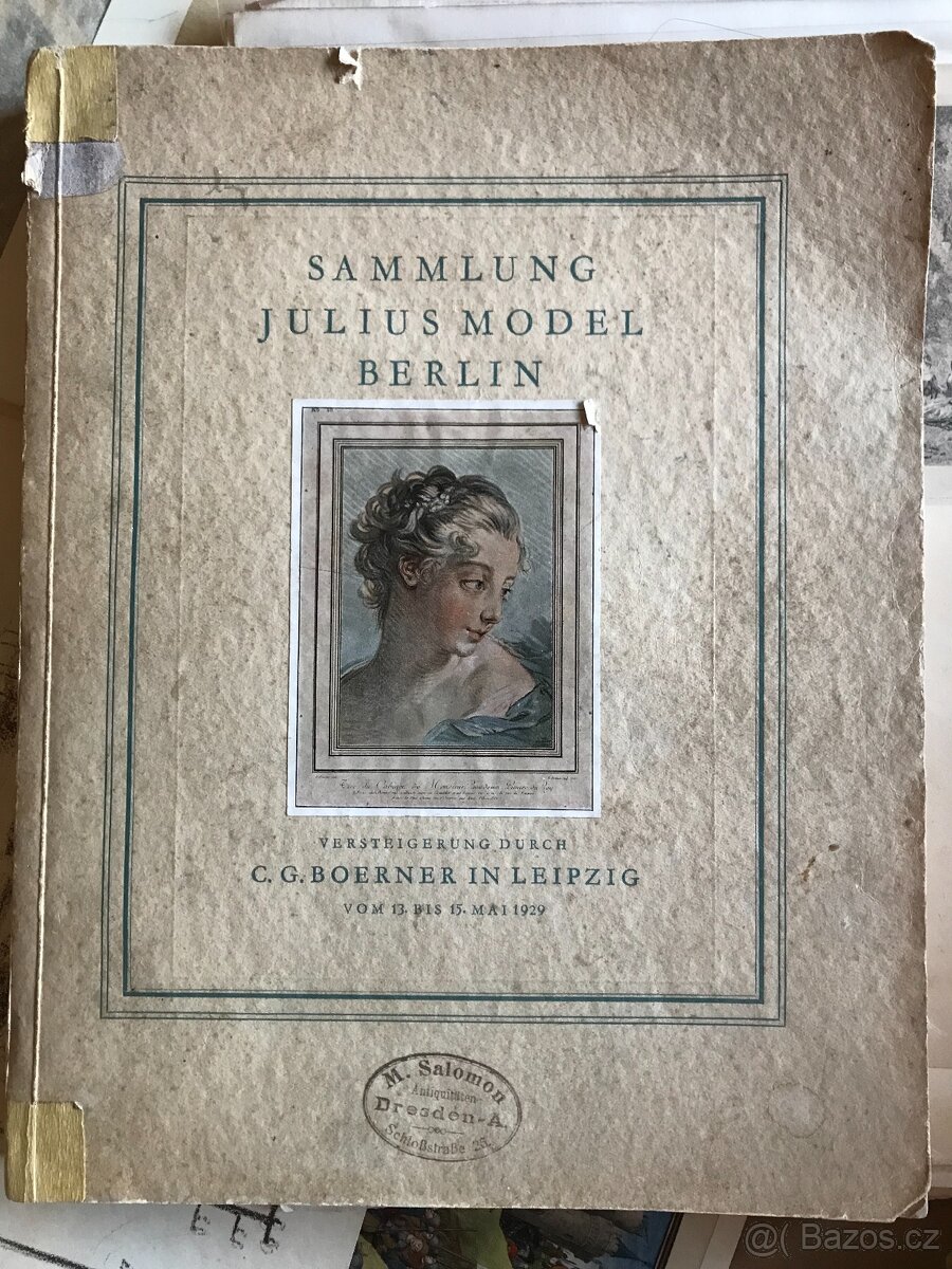 Kolekce Julius Model Berlin. Vzácné francouzské barevné tisk