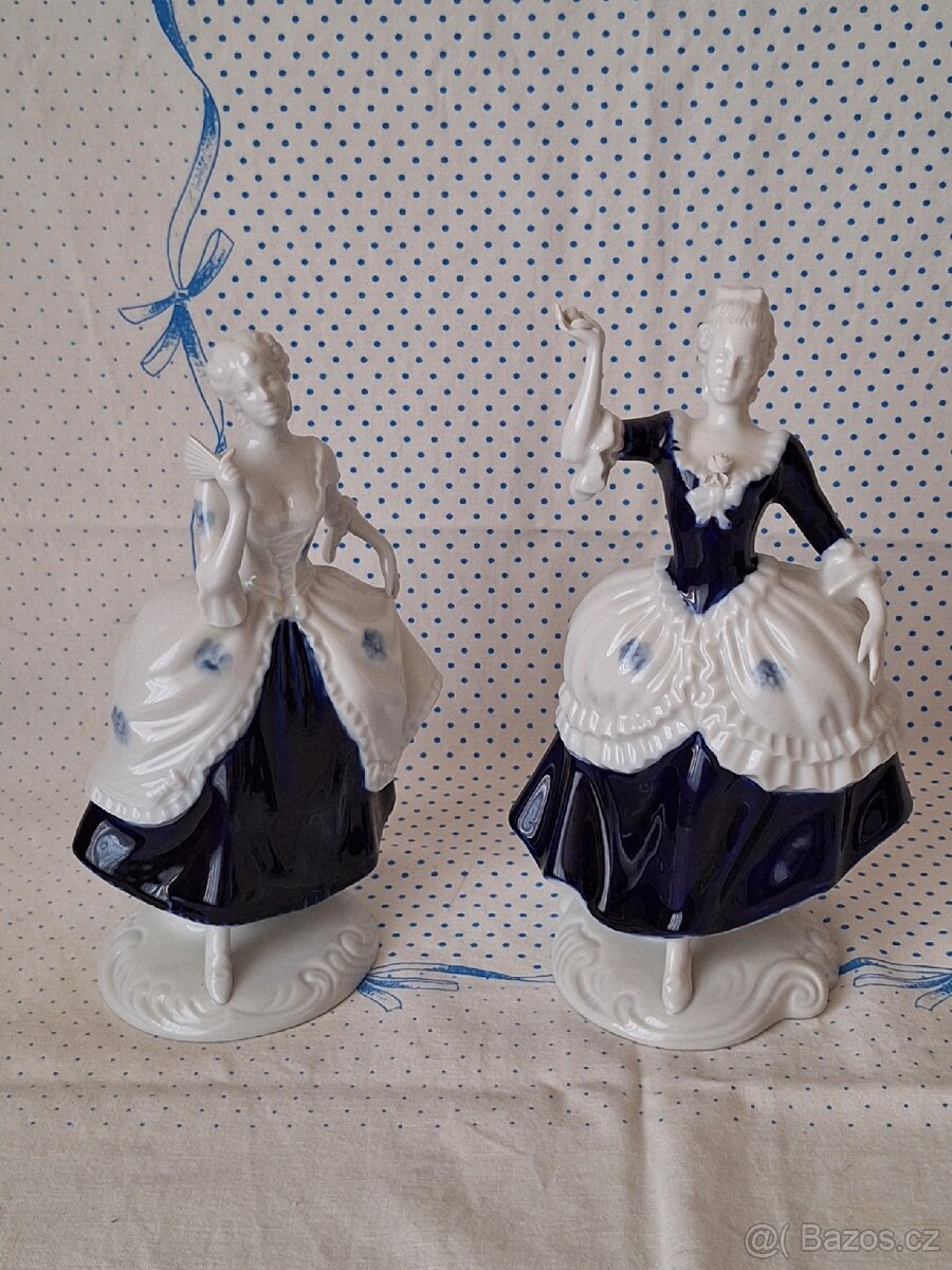 Porc.sošky TANEČNICE ROYAL DUX CHECHOSLOVAKIA VÝŠ.20CM