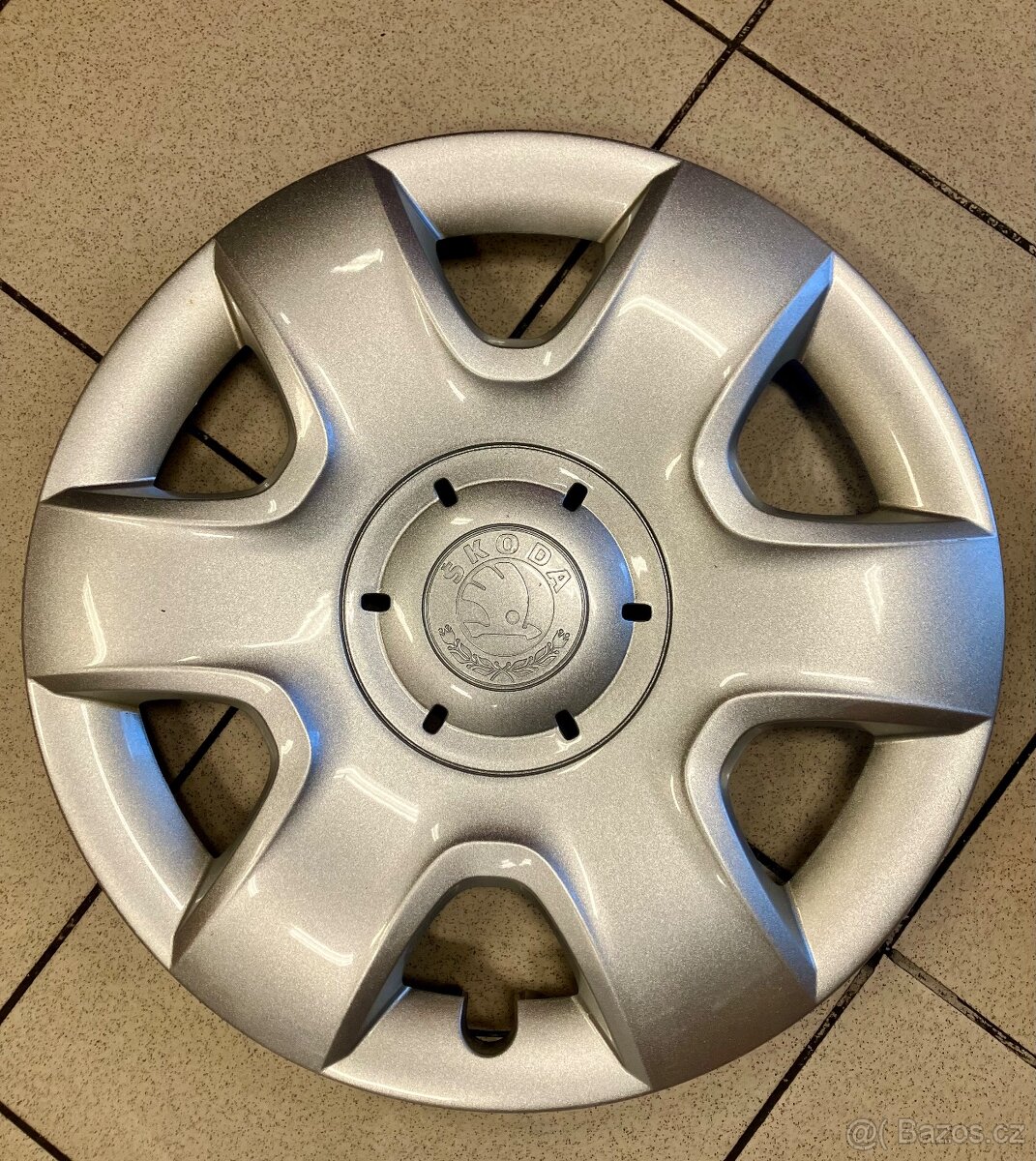 Originální poklice Škoda 15” dva kusy