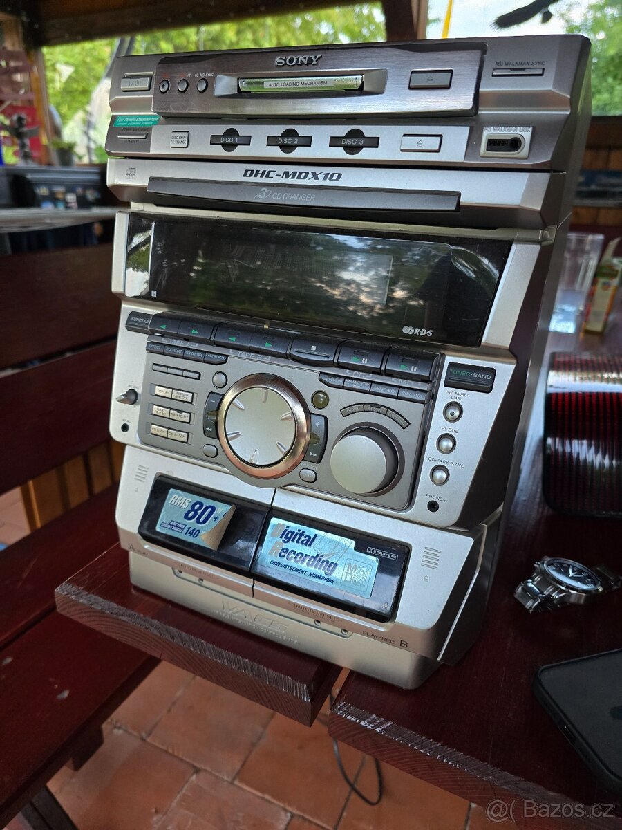 Hi-fi věž s minidisc SONY DHC-MDX10
