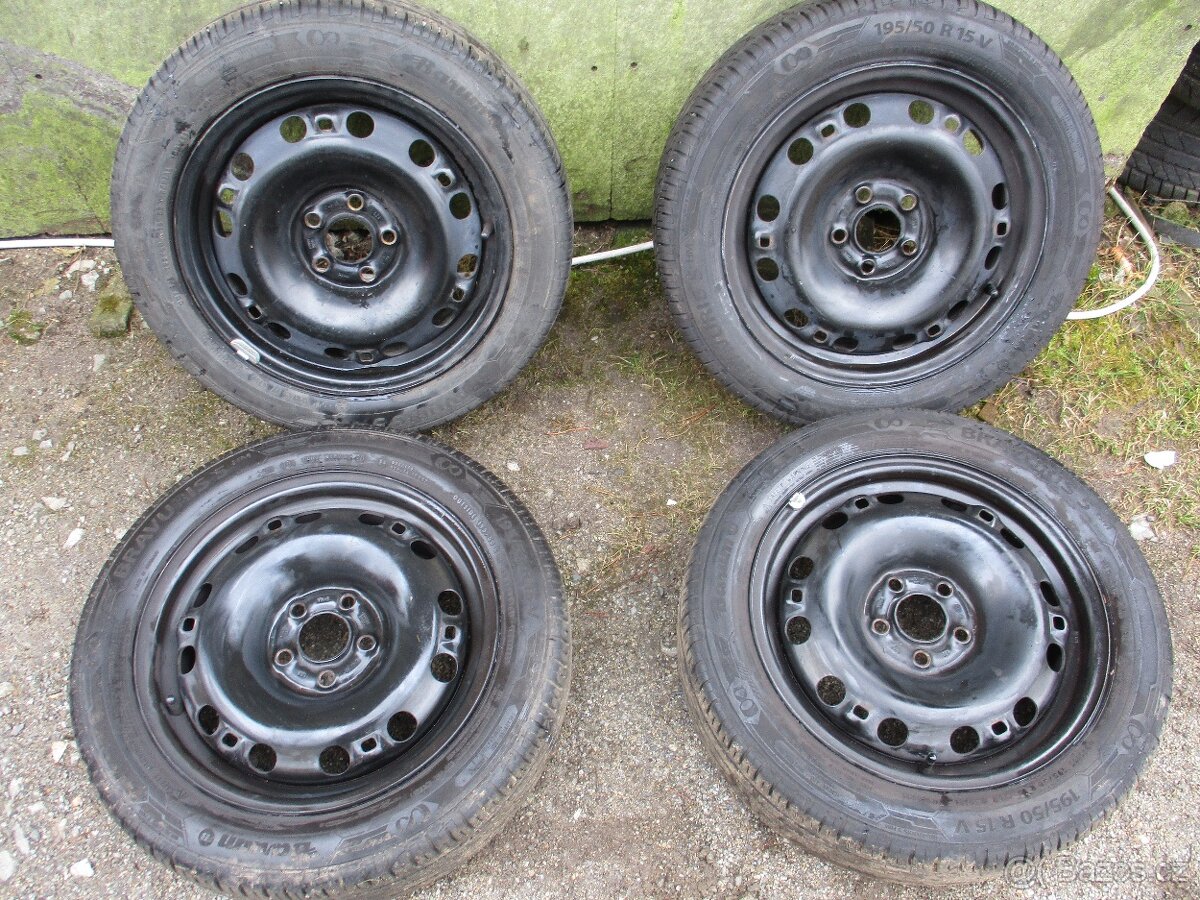 Rafky 5x100 R15 Pneu letní 195/50 R15