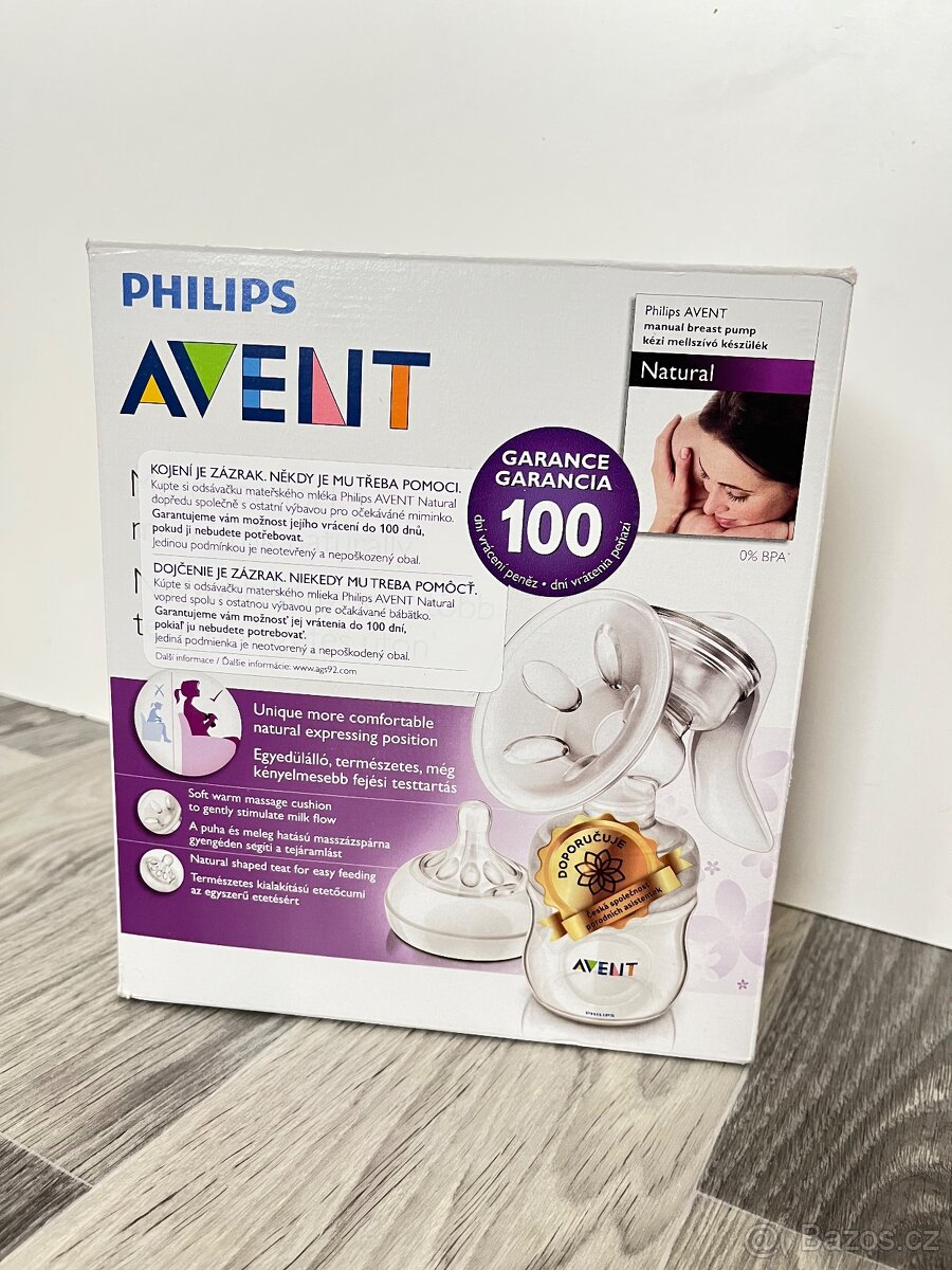 Philips Avent - ruční odsávačka mléka