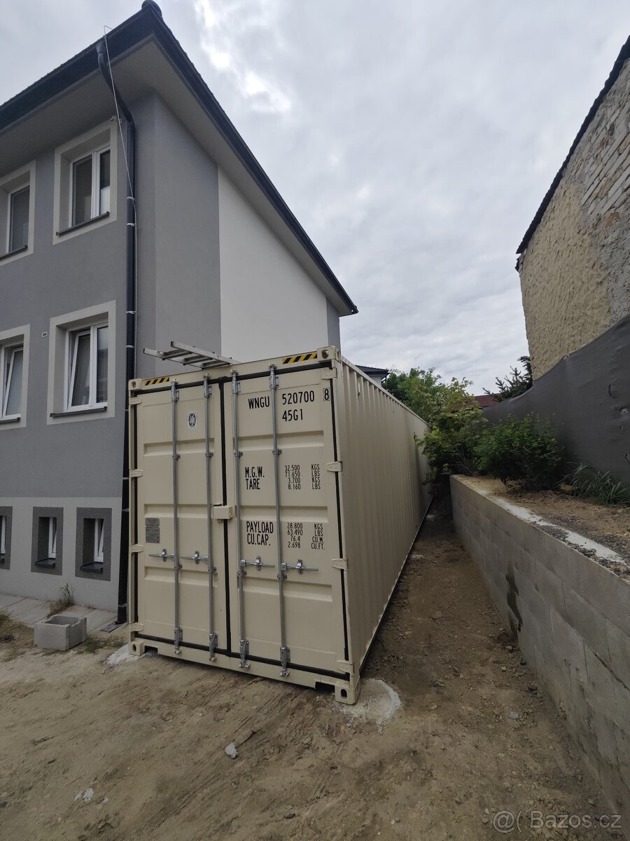 Pronajmu skladovací kontejner 40´, Doksy – Tovární vrch