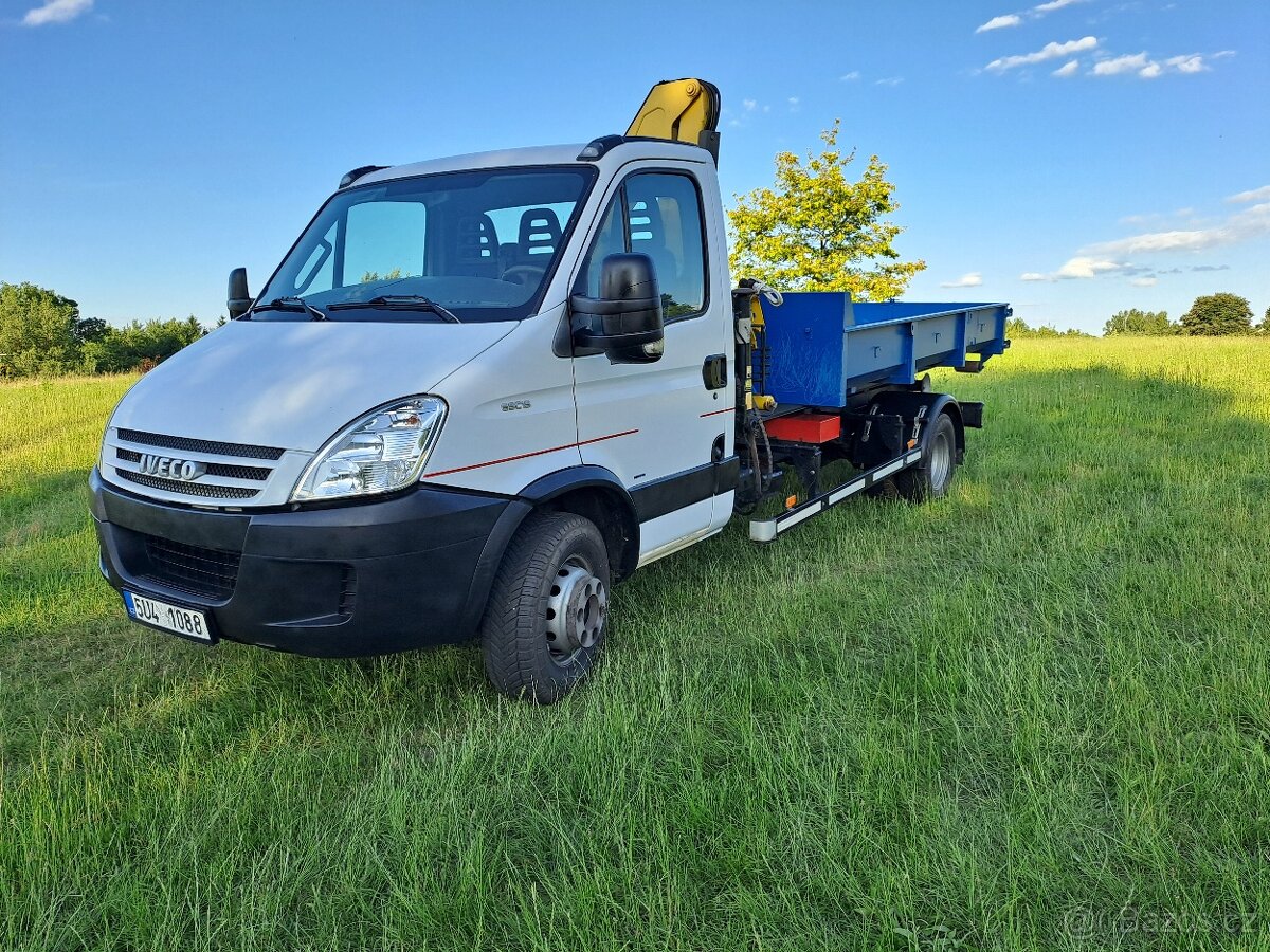 Iveco Daily 3.0l, 65C15 nosič kontejnerů, hydraulická ruka