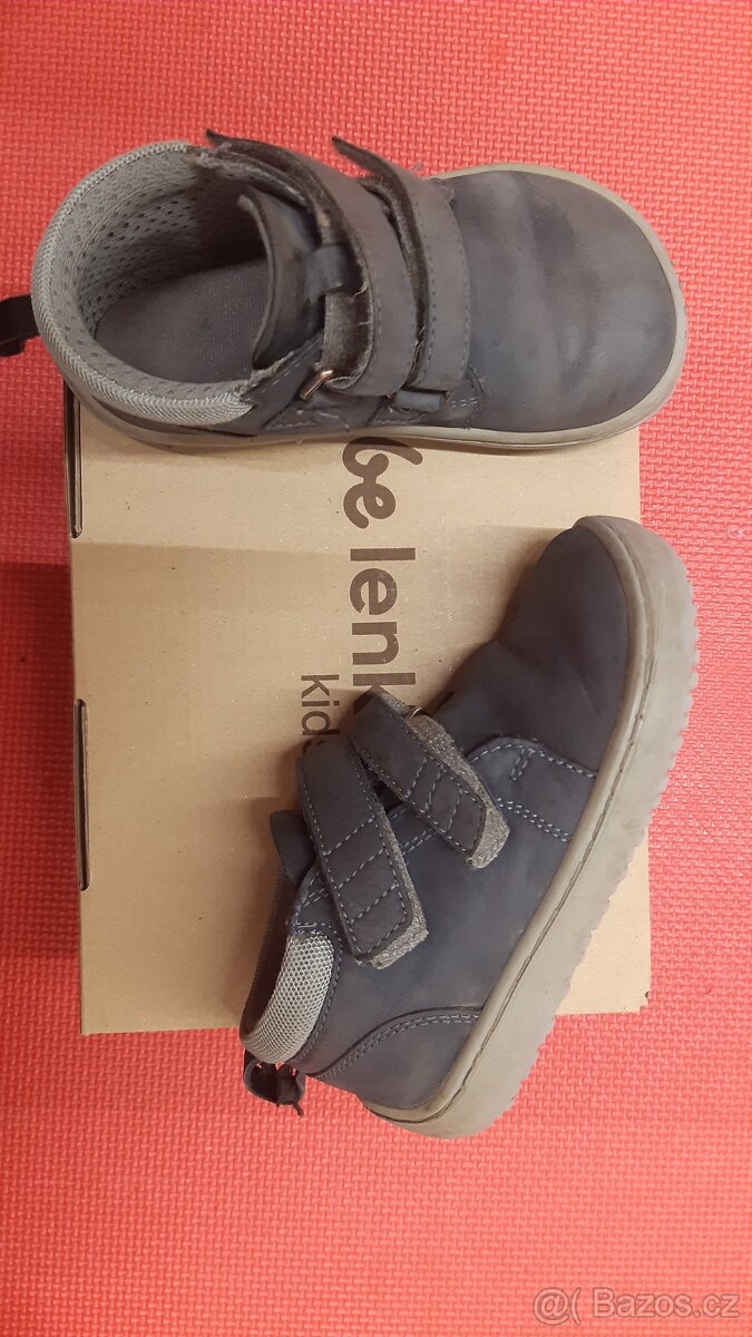 Barefoot kožené celoroční boty belenka, vel. 25