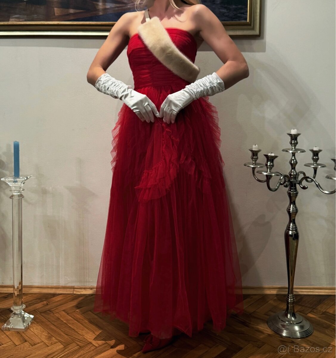 Norkový límec zn. Prada