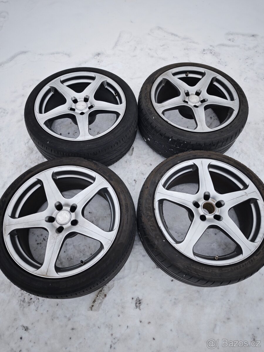 Prodám sadu 4 letních kol – 19″, 5×112