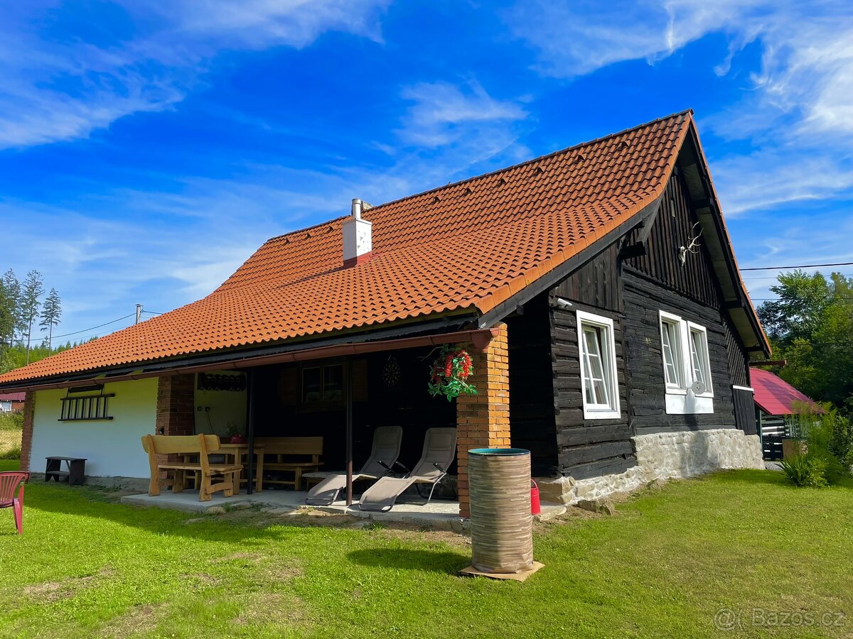 Prodej chalupy 100m2, pozemek 701 m2