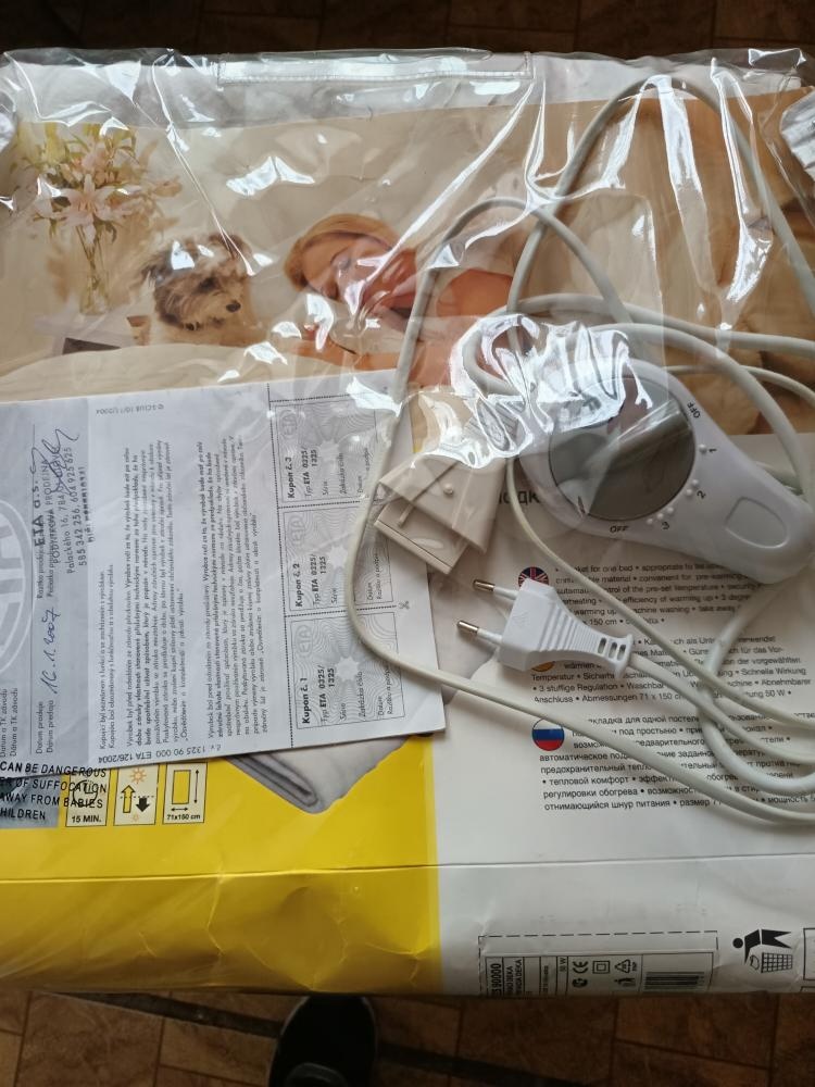 Elektrická deka ETA na jedno lůžko