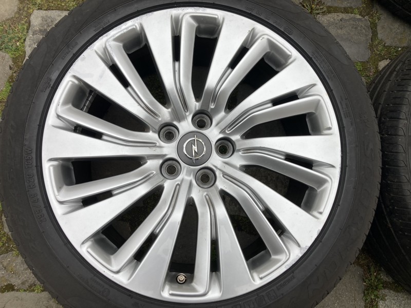 Alu kola OPEL INSIGNIA 20" 5x120 letní PIRELLI 255/45R20