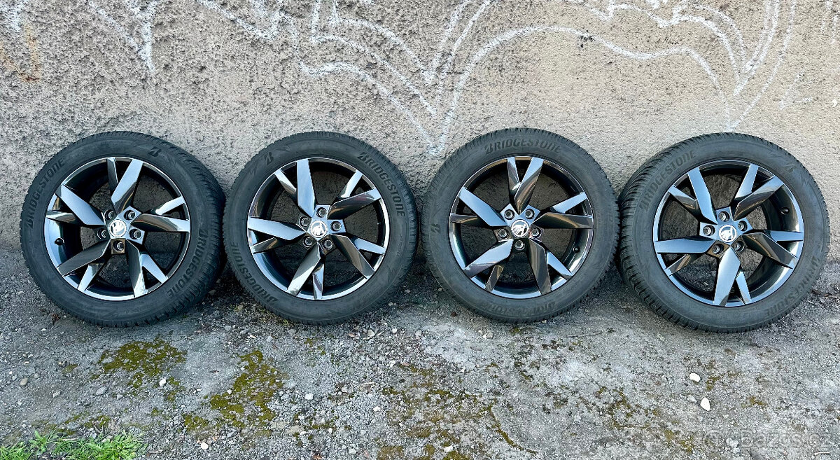 originální ALU kola škoda Lyra black R17