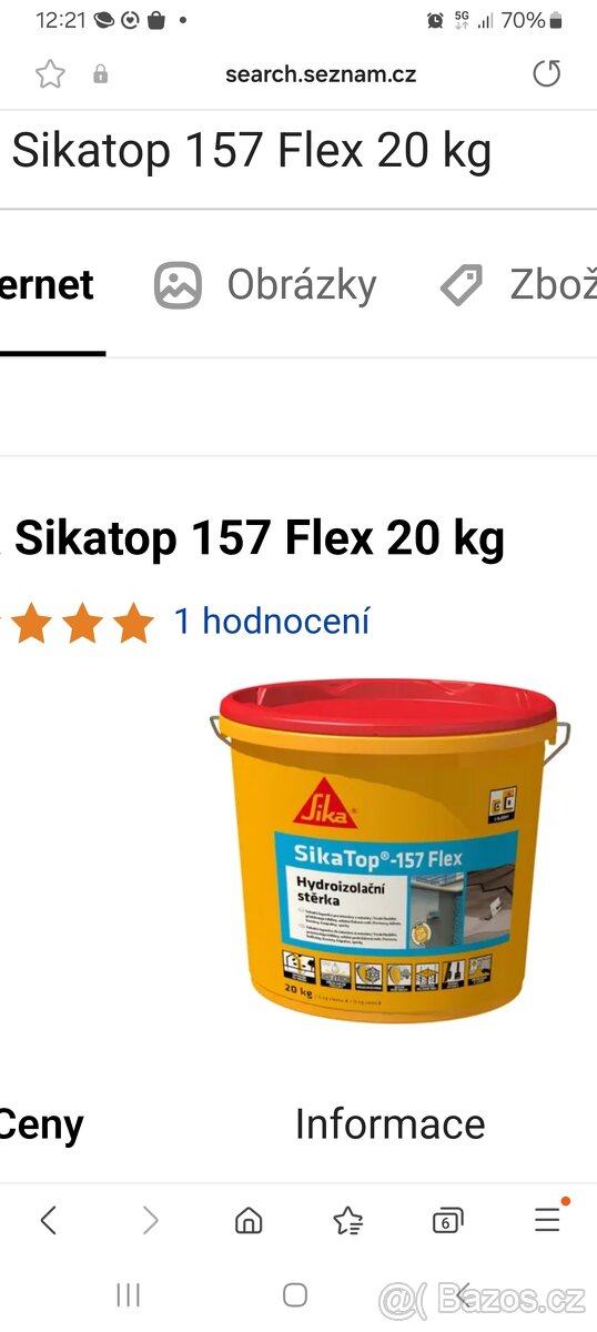 Hydroizolace stěrková