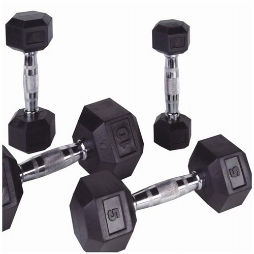 Sada jednoručních činek HEXA 10-30 kg - 5 párů
