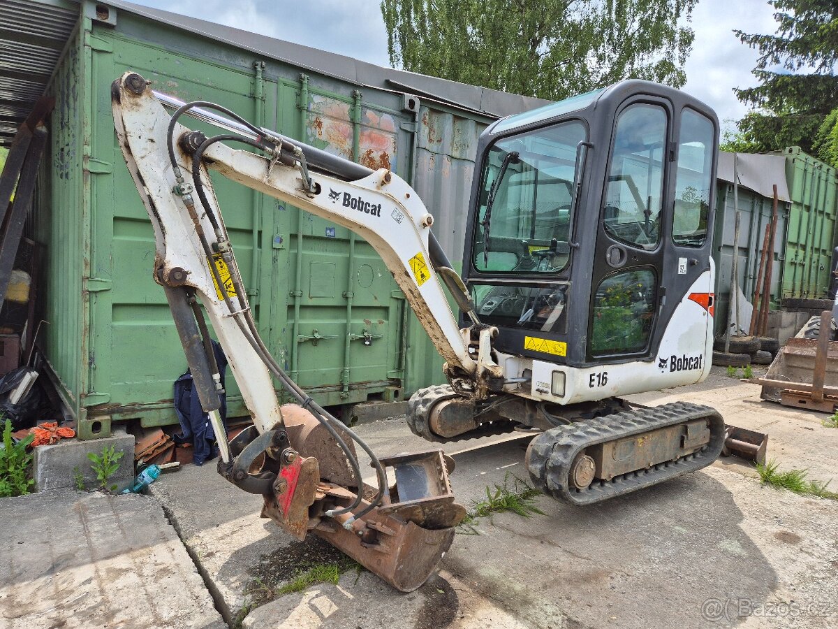 Minibagr Bobcat E16 r.v. 2011