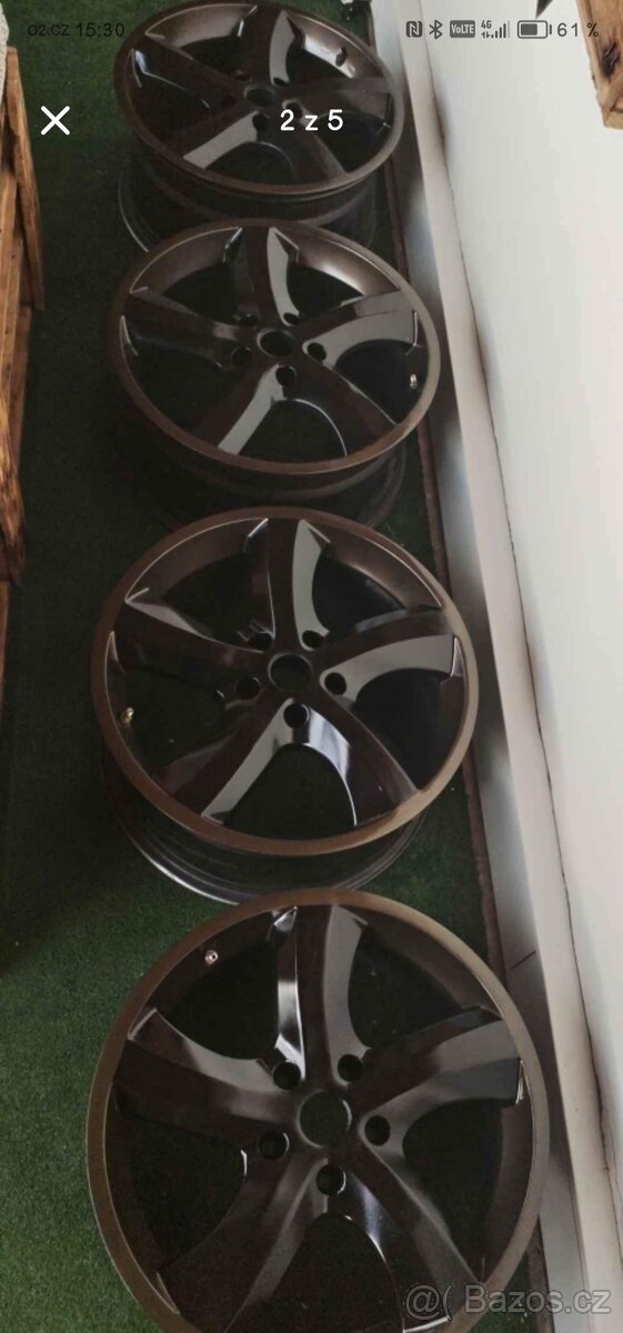 Prodám ALU kola 5×120 r 18 ET 35 BMW