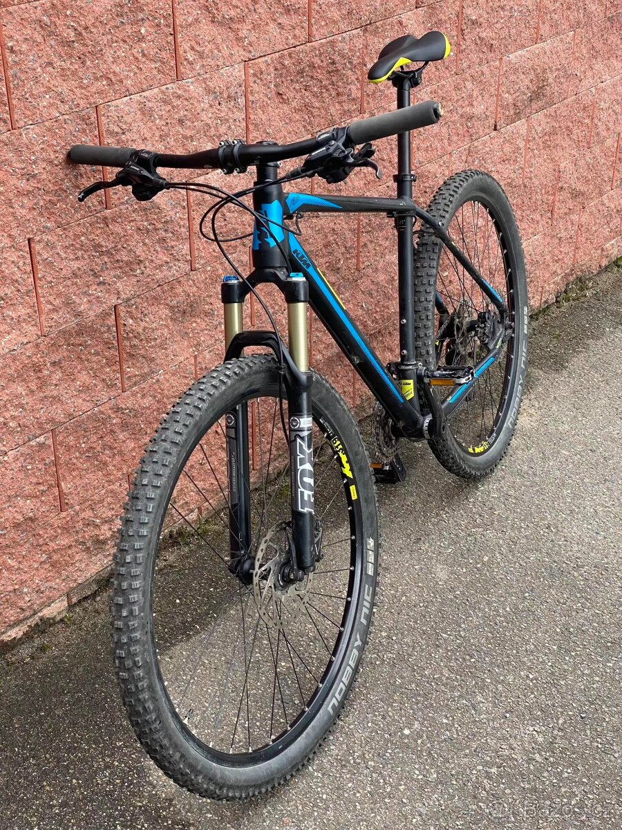 SLEVA MTB horske kolo 29 KTM, Fox vidlice, velikost 21/53
