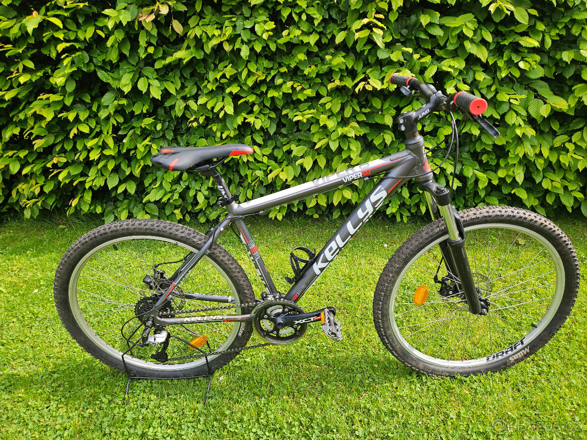 26" horské hliníkové kolo KELLYS, rám 17,5" kotouče