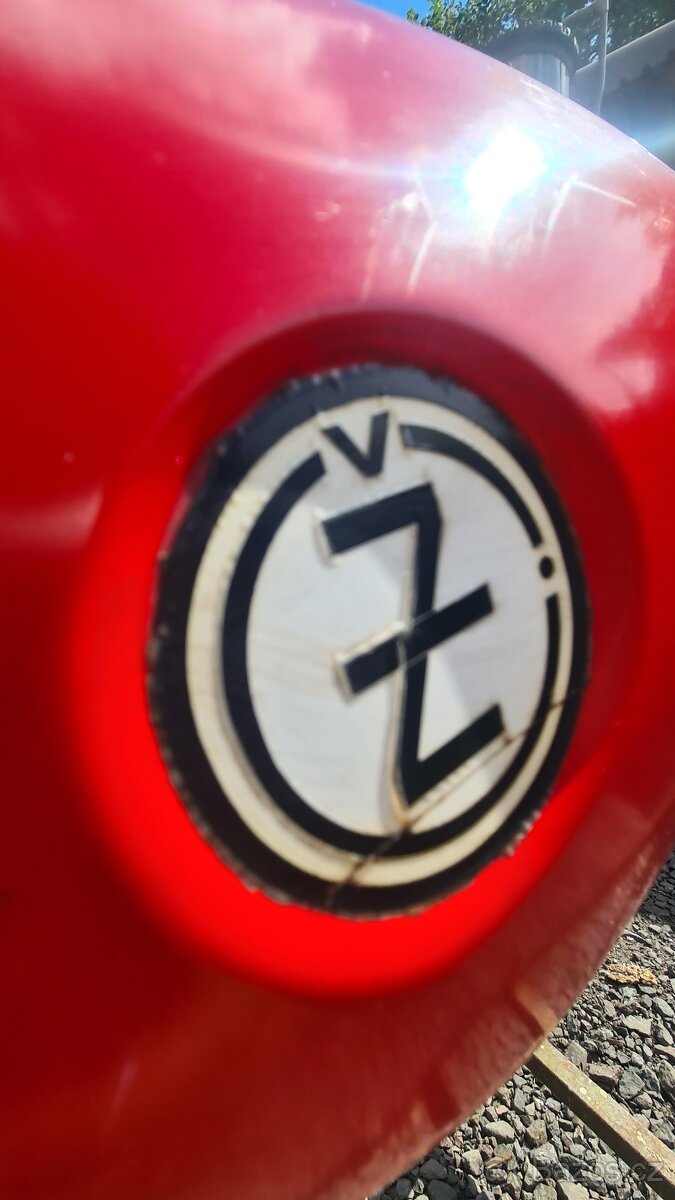 Nádrž ČZ motokros, původní lak