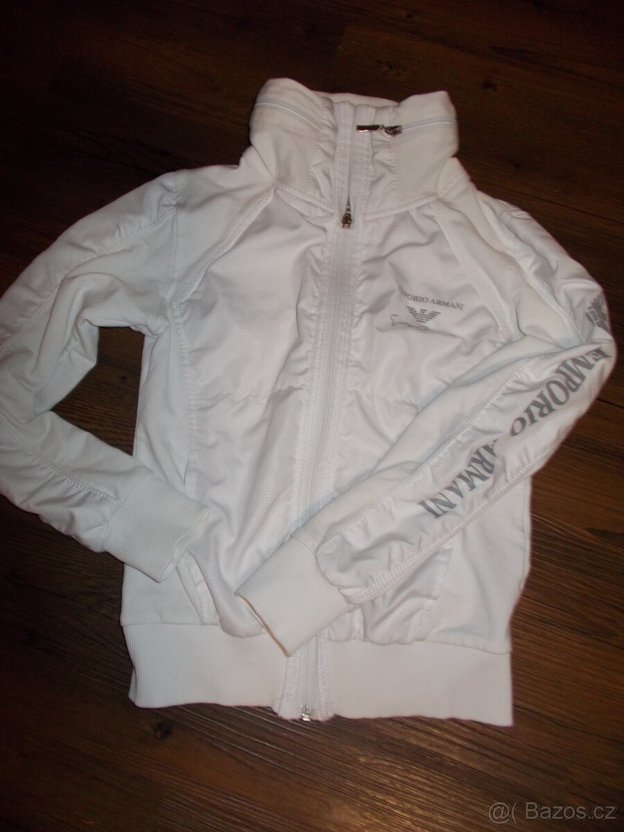 KRÁSNÁ BUNDO MIKINA NA ZIP ARMANI V. DĚTSKÁ M /164/XS TOP