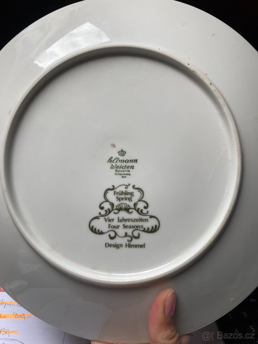 Porcelánový talíř Design Himmel