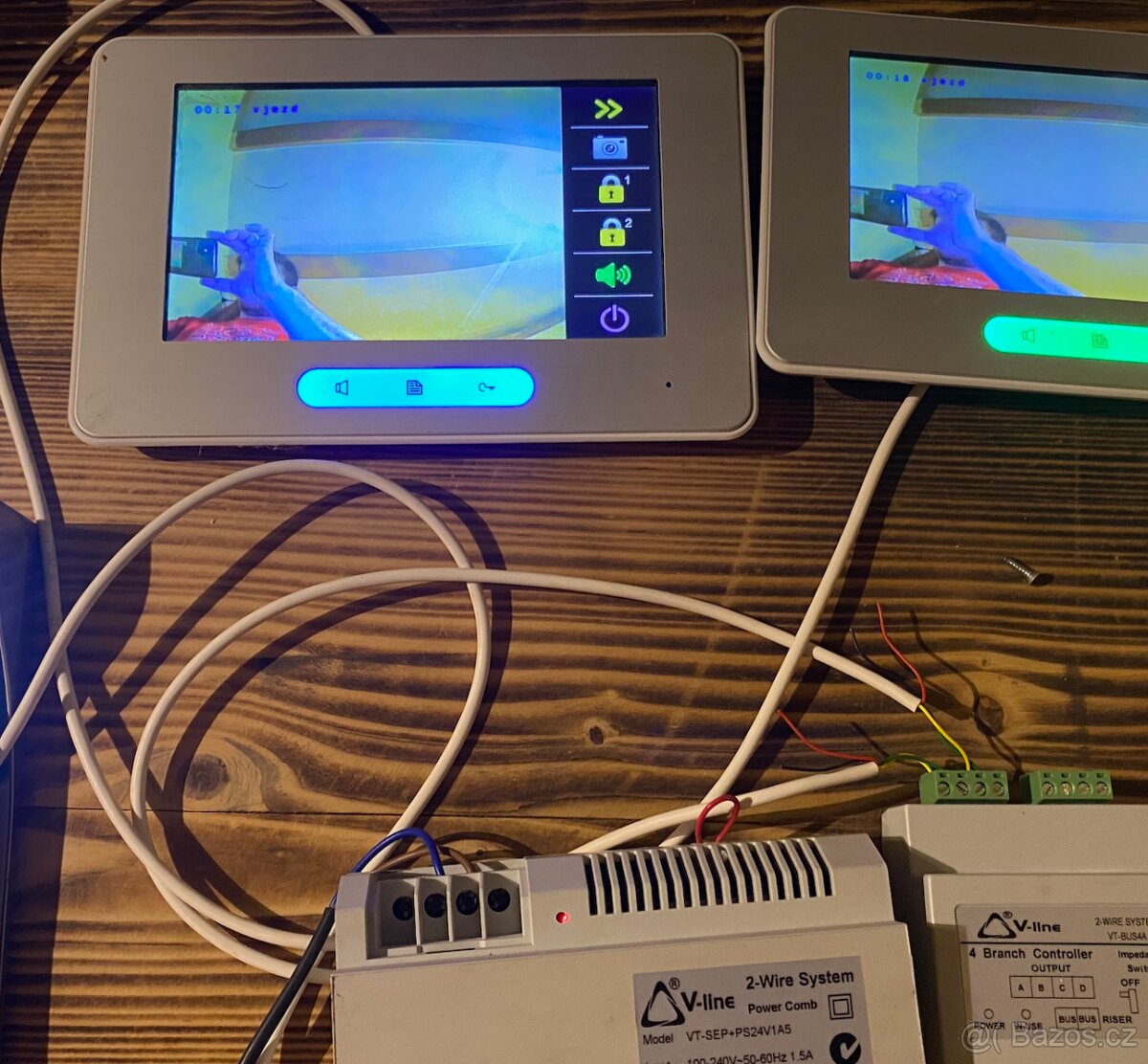 Videotelefon V-line 2drát 2x tablo