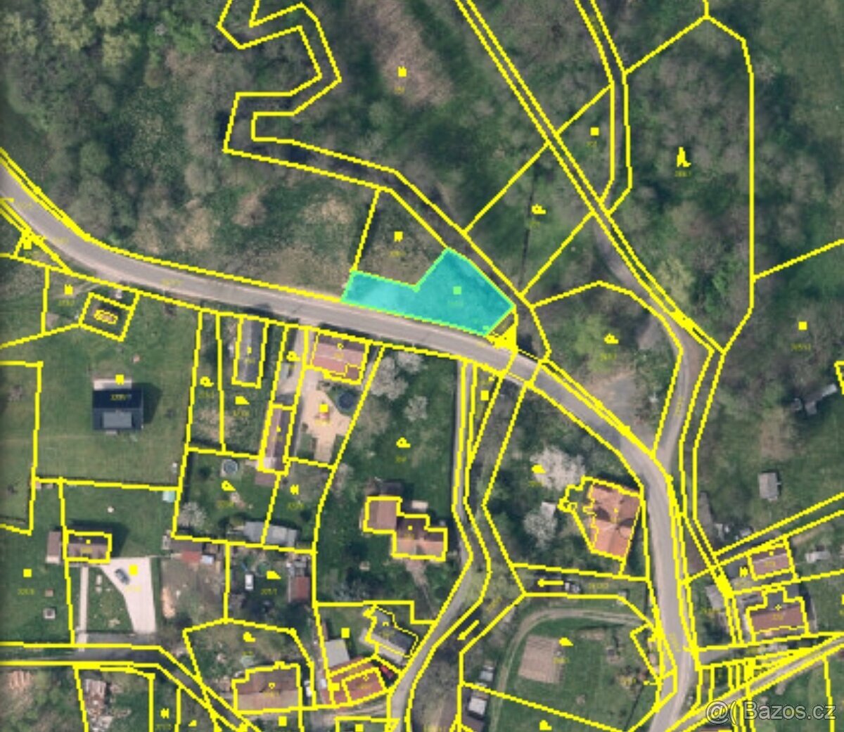 Prodám zahradu v Kunraticích u Cvikova, 515m2