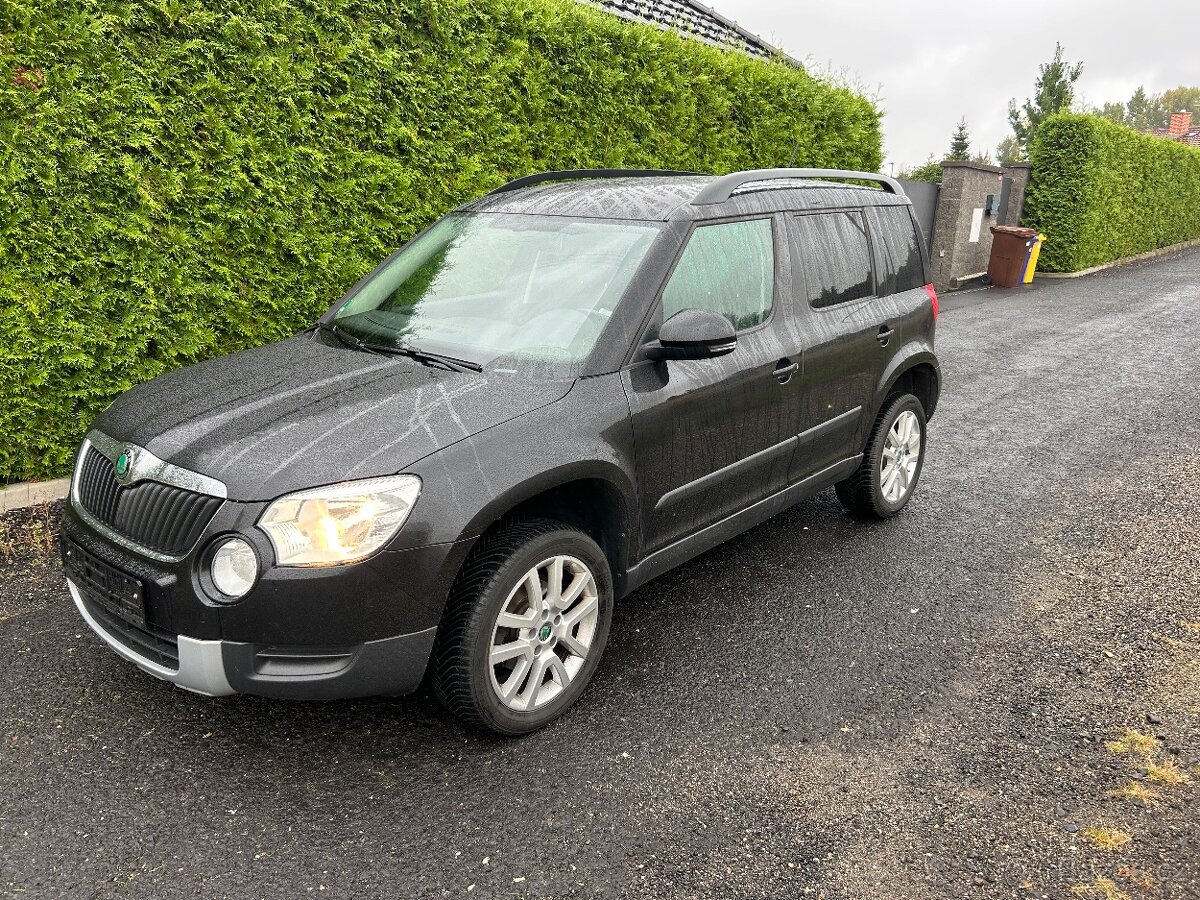 Škoda Yeti 2.0 TDI 81kw,4x4, r.v..2013,104tis.km Servisní