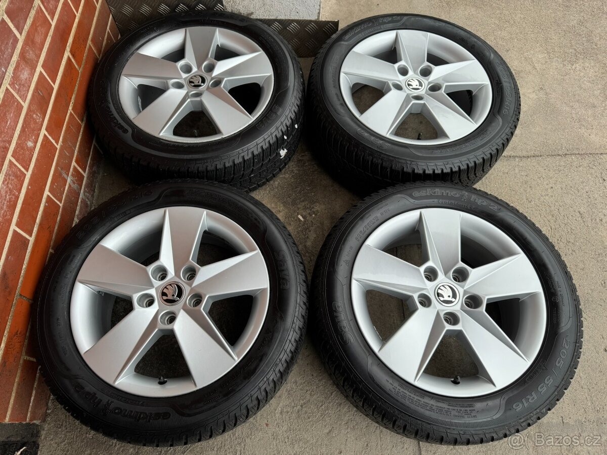 Alu 16" 5x112 škoda ILIAS zimní 80% O3