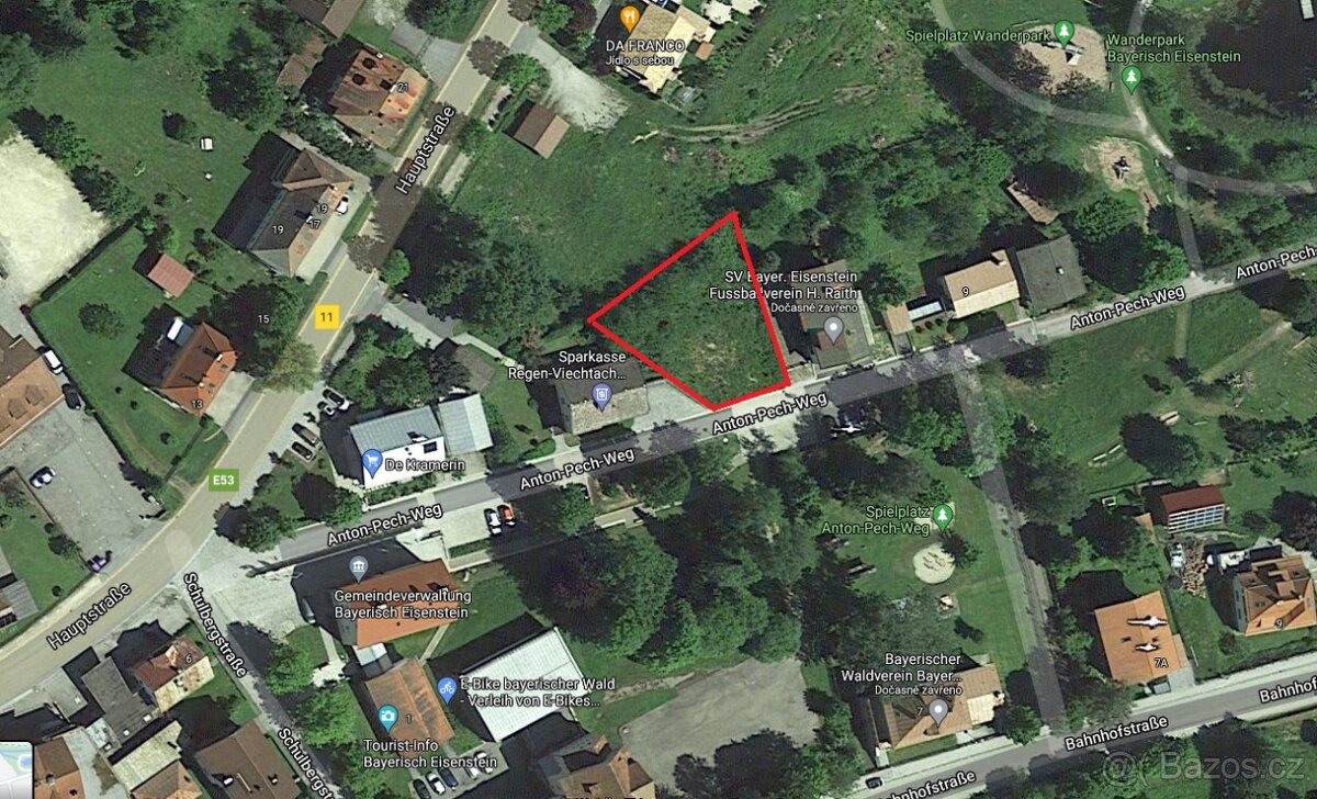 Prodej stavební parcely 700 m² Bayerisch Eisenstein