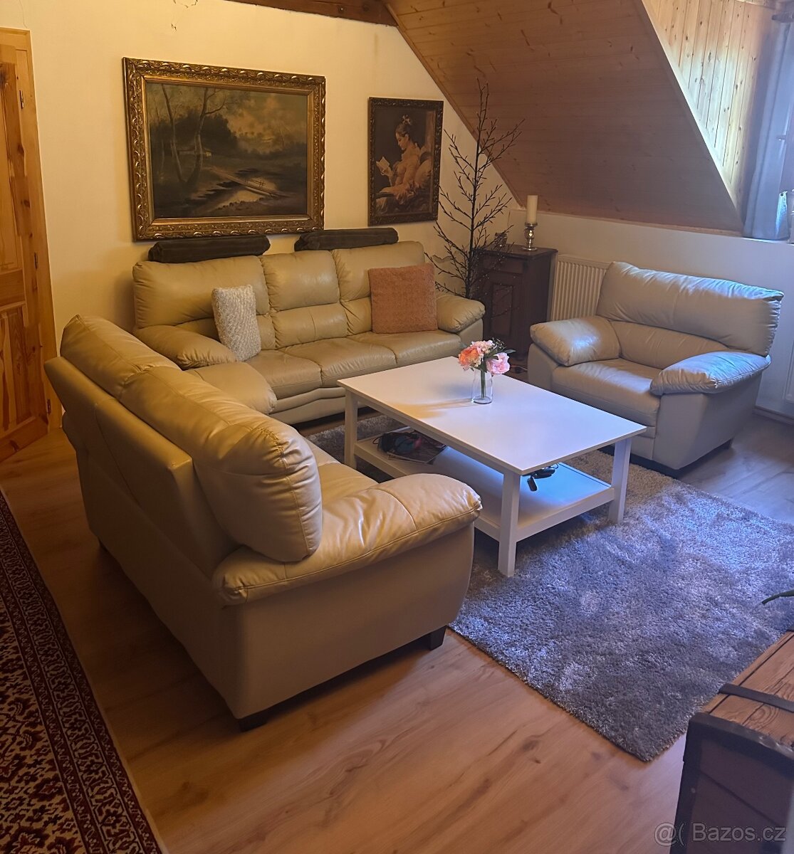 Kožená sedací souprava