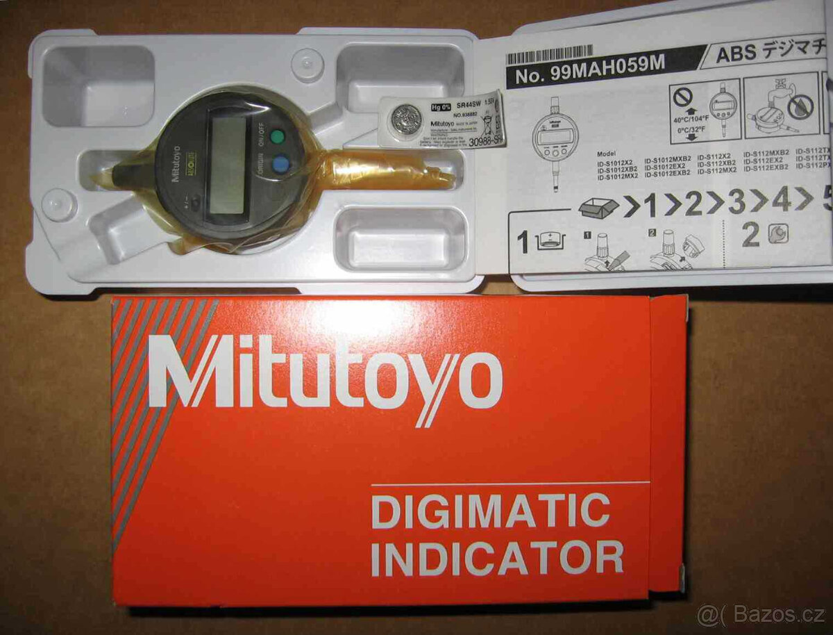 Úchylkoměr 12,7 / 0,01 mm Mitutoyo 543-781B-10 nový