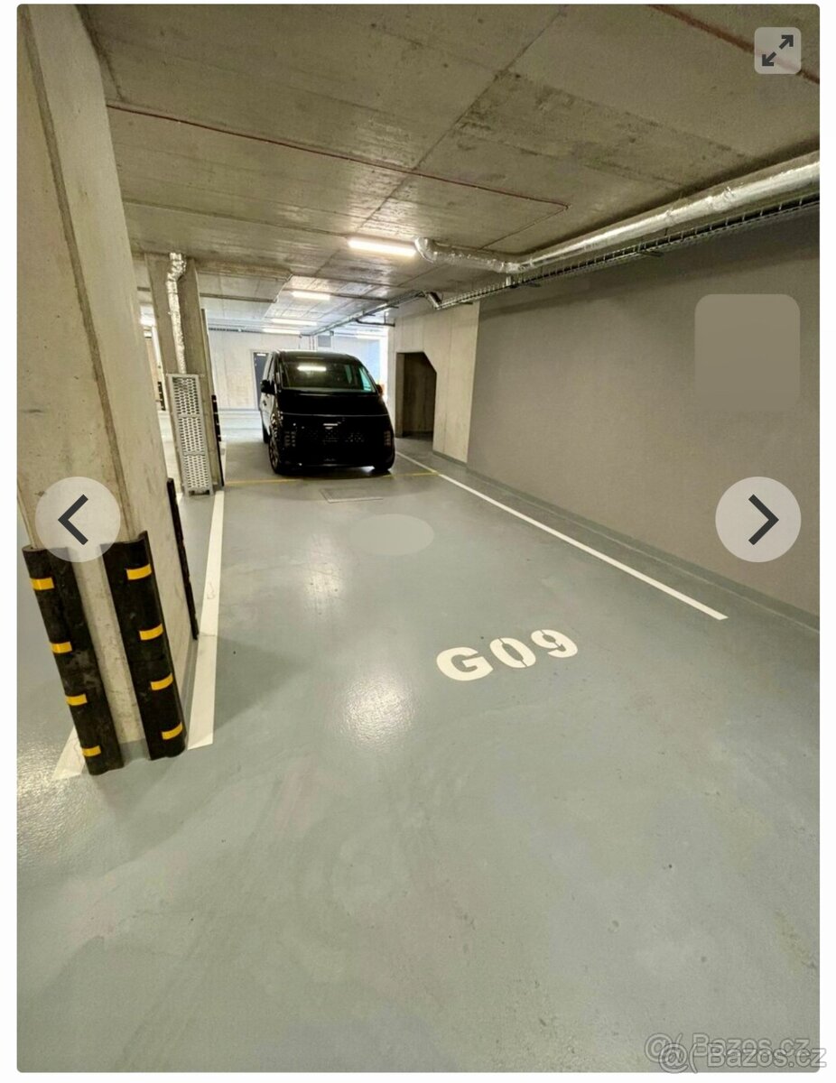 Pronájem garážového stání se zabezpečením