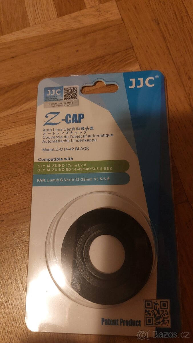 Automatická krytka JJC na objektivy 37mm - REZERVACE