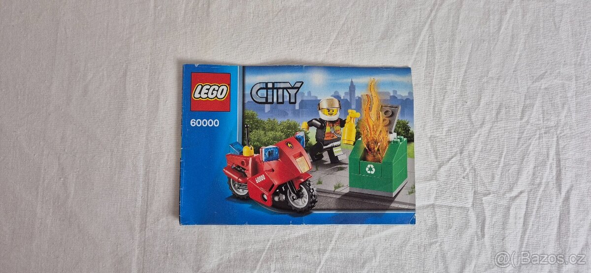LEGO City 60000 Hasičská motorka