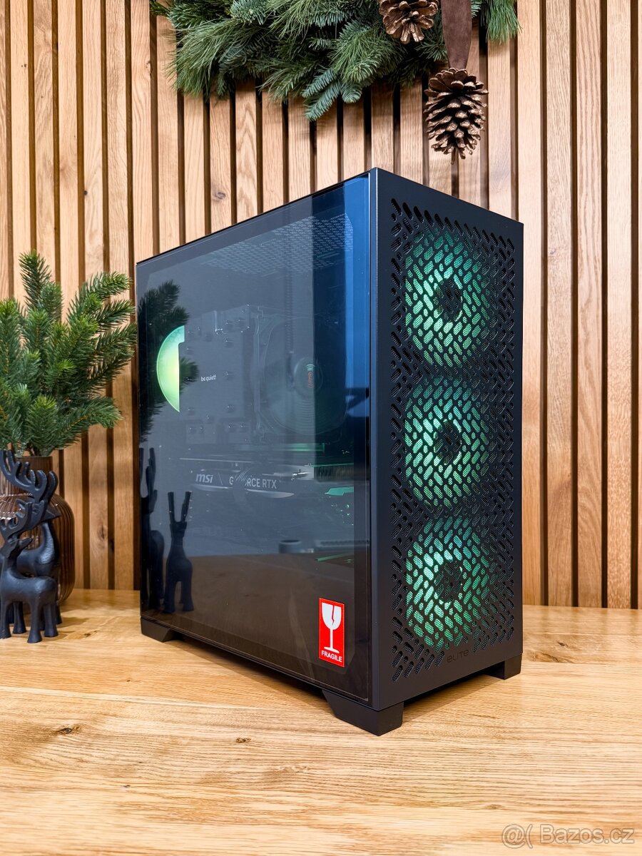 Herní PC – Ryzen 5 7500F, RTX 4070, 32 GB DDR5, 1 TB SSD 🔥